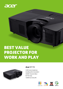 best value projector for work and play