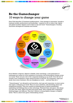 Be the Gamechanger 10 ways to change your game