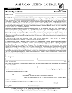 American Legion Baseball