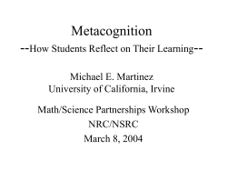 Information Processing and Other Models of Human Learning