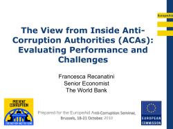 EuropeAid - World Bank Group