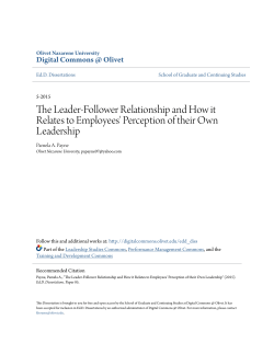The Leader-Follower Relationship and How it Relates to Employees