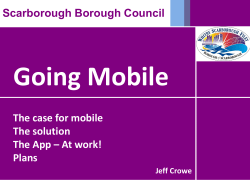 Open Day 8 - Going Mobile - Jeff Crowe
