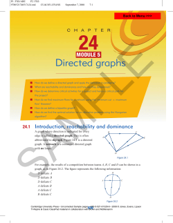 Directed graphs - Cambridge University Press