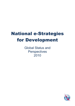 Appendix: National e-Strategies