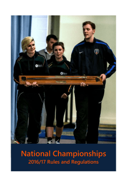 table tennis rules - AoC Sport National Championships 2017