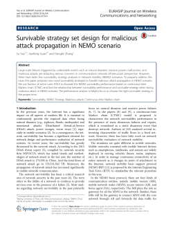 Survivable strategy set design for malicious attack propagation in