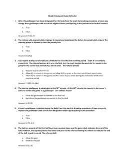 NCAA Postseason Rules Refresher 1. After the