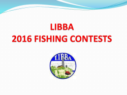 2016 CONTEST PRESENTATION