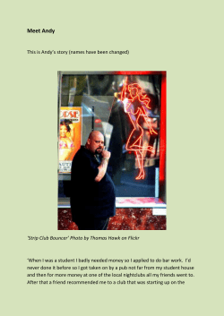 Human Trafficking Meet Andy