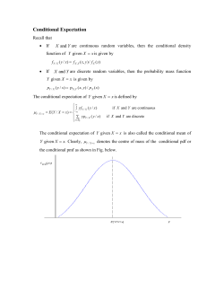 Conditional Expectation