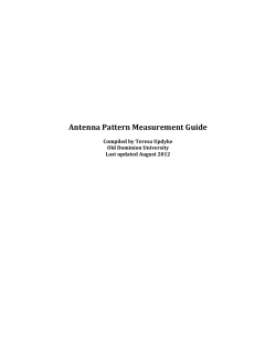 Antenna Pattern Measurement Guide