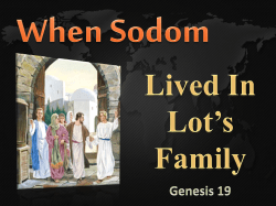 Sodom and Gomorrah - West 65th Street church of Christ