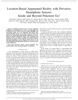 Location-Based Augmented Reality with Pervasive Smartphone