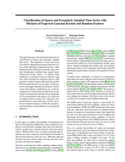 Classification of Sparse and Irregularly Sampled Time Series with