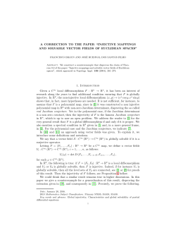 A CORRECTION TO THE PAPER &ldquo;INJECTIVE - DM