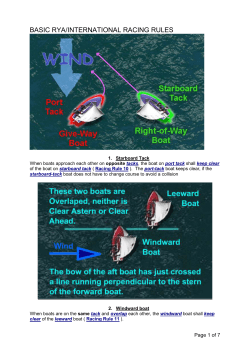 BASIC RYA/INTERNATIONAL RACING RULES