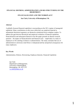 towards a political economy of hrm