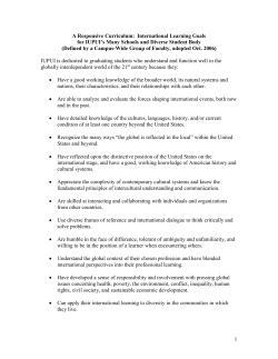 Appendix F: Sample Learning Outcomes: A General Framework