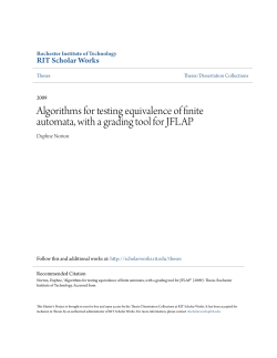 Algorithms for testing equivalence of finite automata, with a grading