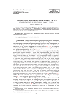Full Text  - Electronic Transactions on Numerical Analysis