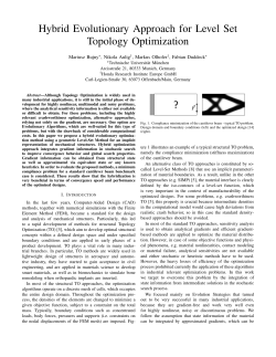 Hybrid Evolutionary Approach for Level Set Topology Optimization