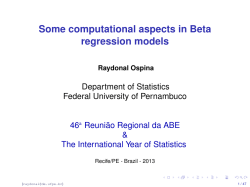 Some computational aspects in Beta regression models