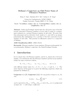 Melham`s Conjecture on Odd Power Sums of Fibonacci Numbers
