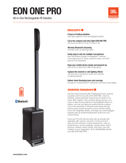 EON ONE PRO - JBL Professional