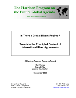 Harrison Report- Global Rivers Regime.DOC