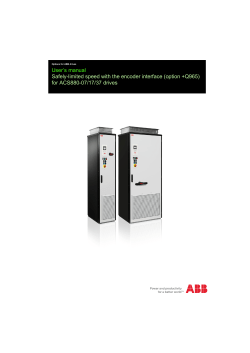 EN / Safely-limited speed with the encoder interface
