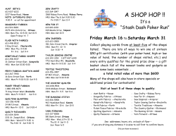 AUNT BETH`S 613-837-6222