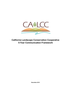 CA LCC Comm. Plan Text