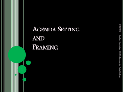 attribute agenda setting and framing