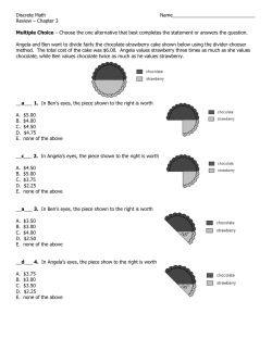 Chapter 3 Multiple Choice
