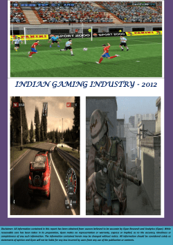 indian gaming industry - 2012