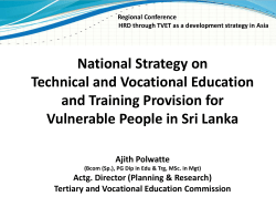 National Strategy on - tvec.gov.lk