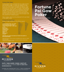 Fortune Pai Gow Poker