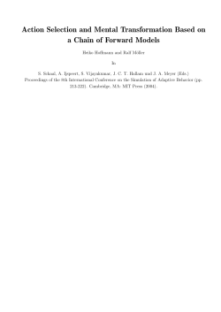Action Selection and Mental Transformation