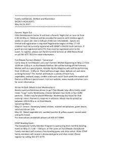 Family and Morale, Welfare and Recreation