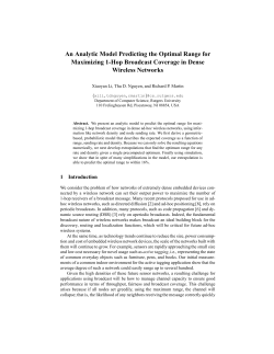An Analytic Model Predicting the Optimal Range for Maximizing 1