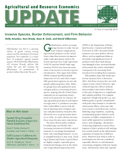 Invasive Species, Border Enforcement, and Firm Behavior