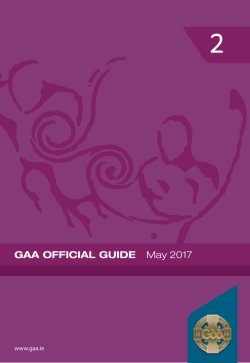 GAA Official Guide 2017