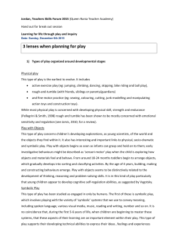 teacher hand-out - IB Community Blog