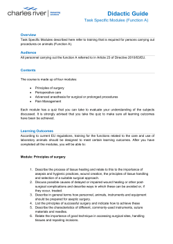Didactic Guide - Charles River Campus