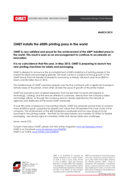 Flexy/Flexy-S 1st draft - packaging printing machines