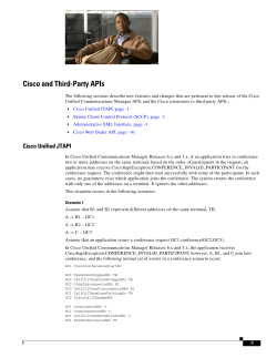 Cisco Unified Communications Manager API Release Notes