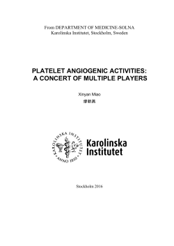 platelet angiogenic activities: a concert of multiple players
