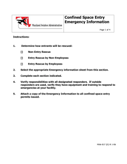 MAA-017(D) - Confined Space Entry Emergency Information
