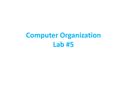 Computer Organization